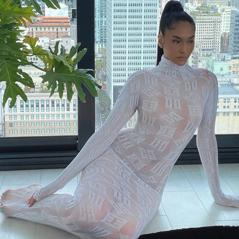 See Through Long Dress Women S - Winter Clothing H&M 评论和价格